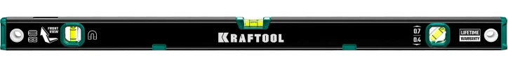 Магнитный уровень, 800 мм, усиленный профиль, с зеркальным глазком KRAFTOOL 34785-80 — фото 2