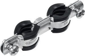 Двойной трубный хомут, 3/8", цинк, 8 шт, ЗУБР 37890-15-19