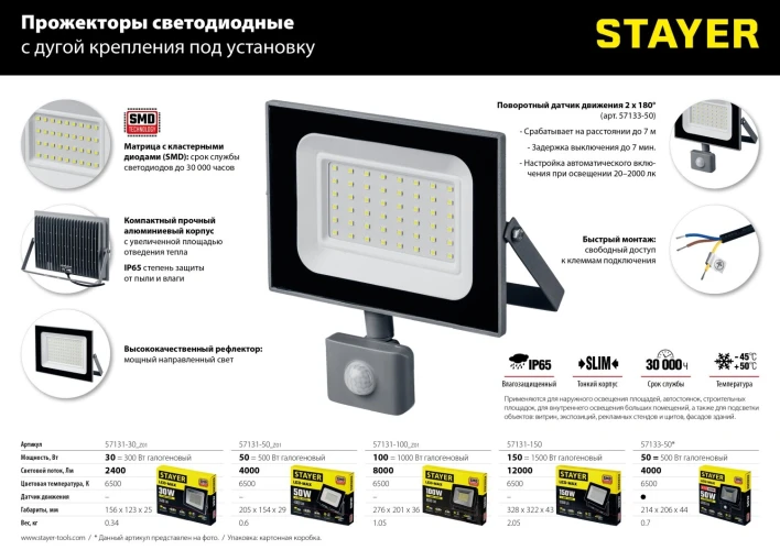 Телескопический штатив для прожектора, 1.6 м, STAYER MAXStable 56920_z01 — фото 9