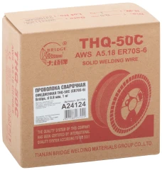 Проволока сварочная омедненная THQ-50C "Bridge" 0,8 мм (катушка 1 кг) 81734