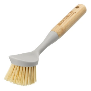 Щетка для посуды круглая d 60х230 мм, бамбуковая рукоятка, Home Palisad 93571