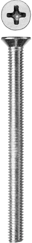 Винт с потайной головкой, кл. пр. 4.8, M5 х 65 мм, цинк, 5 кг, ЗУБР DIN 965 303110-05-065 — фото 1
