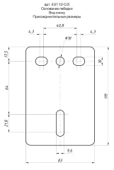Ручная барабанная тросовая лебедка, 0.5 т, 8 м, STAYER MAXPull 43112-0.5