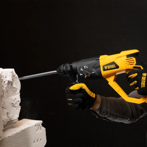 Перфоратор электрический RH-1050-26, SDS-plus, 1050 Вт, 3.2 Дж, 3 плюс 1 режим Denzel 26608 — фото 19