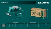 Слесарные тиски, Reversible 140 мм, расход 273 мм, KRAFTOOL 32705-140 — фото 17