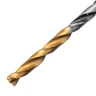 Сверло спиральное по металлу 3 x 61мм, Р6М5, Golden Tip, многогранная заточка, 2шт. Denzel 718268 — фото 3