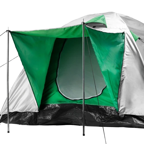 Палатка двухслойная трехместная 210 x 210 x 130 см, Camping Palisad 69522 — фото 5