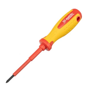 Отвертка Insulated, PH0 x 75 мм, CrMo, до 1000 В, двухкомпонентная рукоятка Matrix 12924