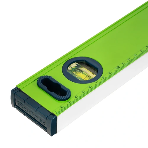 Уровень алюминиевый УСМ-0,5-1200, фрезерованный, 3 глазка, магнитный, рукоятки, 1200 мм Сибртех 34118 — фото 4