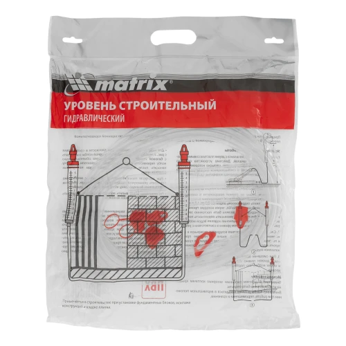 Гидроуровень,удлиненная колба, рельефная градуировка, 7м Matrix 37091 — фото 6