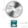 Пильный диск по дереву, 180 х 20 мм, 48Т, KRAFTOOL Precision 36952-180-20 — фото 8