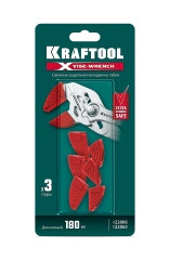 Набор из 3-х пар, для клещей 180 мм, KRAFTOOL Vise-Wrench сменные защитные накладки на губки 22066-S3