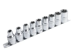 Набор головок торцевых 1/2" TORX Е10-Е24 9 предметов JTC-H409E