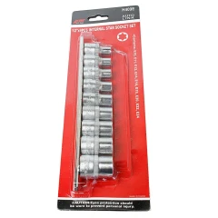 Набор головок торцевых 1/2" TORX Е10-Е24 9 предметов JTC-H409E