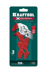 Набор из 3-х пар, для клещей 250 мм, KRAFTOOL Vise-Wrench сменные защитные накладки на губки 22067-S3