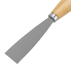 Шпательная лопатка из углеродистой стали, 30 мм, деревянная ручка Sparta 852035