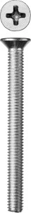 Винт с потайной головкой, кл. пр. 4.8, M6 х 60 мм, цинк, 5 кг, ЗУБР DIN 965 303110-06-060