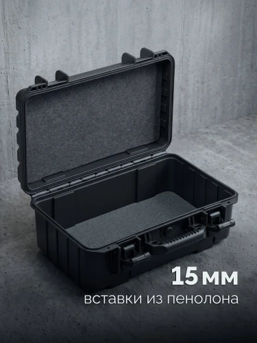 Ударопрочный пластиковый ящик, 460 х 310 х 190 мм, (18"), ЗУБР СЕЙФЕР-18 38147-18 — фото 7