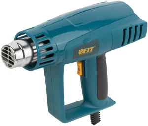Фен технический 2000 Вт; 250/500 °C; 250/550 л/мин; рез. накл.; кейс FIT 80608