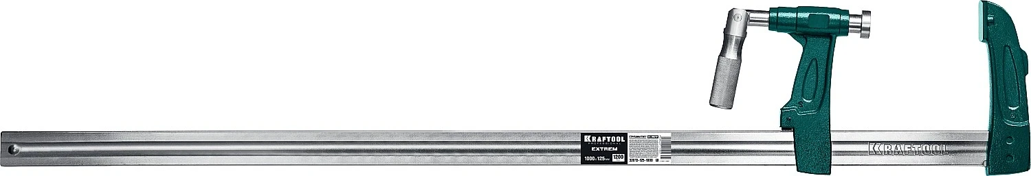 Мощная струбцина F, 125 х 1000 мм, KRAFTOOL EF-100/12 32013-125-1000_z01 — фото 2