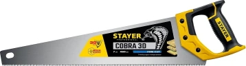 Универсальная ножовка, 450 мм, STAYER Cobra 3D 1512-45_z01 — фото 1