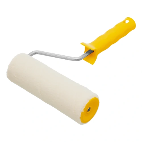 Валик "Лаки", 180 мм, ворс 5 мм, D 48 мм, D ручки 8 мм, Велюр Сибртех 80178 — фото 1