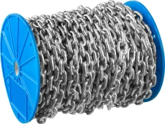 Короткозвенная цепь, 2 мм, L 200 м, ЗУБР DIN 766 4-304050-02