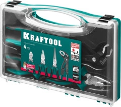 Набор губцевого инструмента, 4 предм., KRAFTOOL 22012