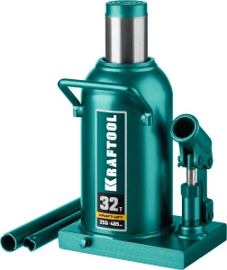 Бутылочный гидравлический домкрат, 32 т, 255 - 405 мм, KRAFTOOL KRAFT-LIFT 43462-32_z01