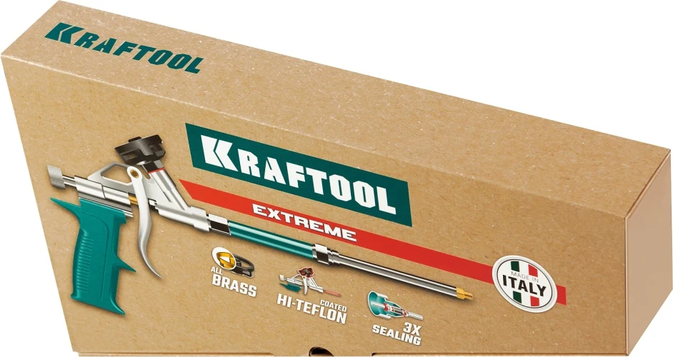 Полностью разборный обслуживаемый пистолет для монтажной пены, KRAFTOOL EXTREME 6800 — фото 2