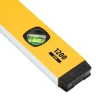 Уровень алюминиевый, магнит, фрезерованный, 3 глазка (1 зеркал.) 0,5 мм/м, 1200 мм Denzel 33694 — фото 7