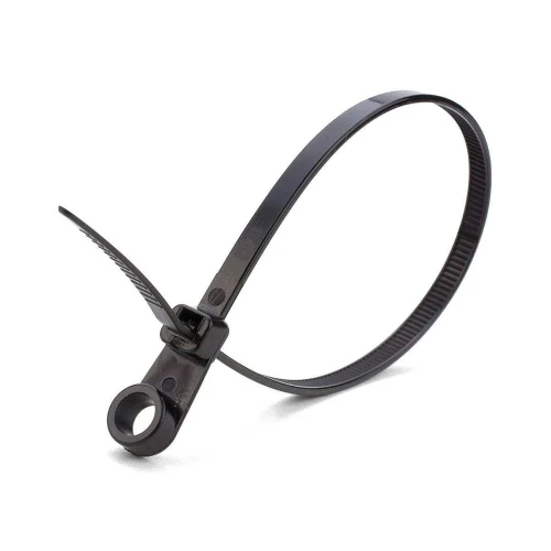 Стяжка нейлоновая (черн) (100шт) КСО 5х300 Fortisflex 90335 — фото 1