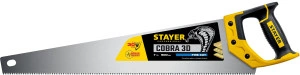 Универсальная ножовка, 500 мм, STAYER Cobra 3D 1512-50_z01