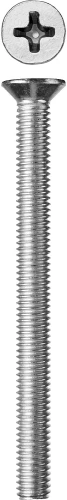 Винт с потайной головкой, кл. пр. 4.8, M6 х 75 мм, цинк, 5 кг, ЗУБР DIN 965 303110-06-075 — фото 1