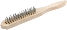 Корщетка с деревянной ручкой 4-х рядная FIT 38404 — фото 2