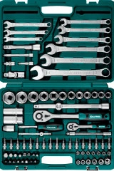 Универсальный набор инструмента, 82 предм., (1/2"+1/4"), KRAFTOOL X-Drive 82 27887-H82_z03