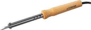 Электропаяльник с деревянной рукояткой, 80 Вт, клин, STAYER MAXTerm 55310-80