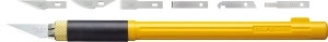 Перовой нож, с профильными лезвиями 6 мм, 4 шт, OLFA OL-AK-4