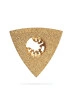 Пенобетон, 80 мм полотно треугольное зачистное с твердосплавной крошкой: клей, краска, раствор, кирпич, StarQuick, ЗУБР CARBIDE ВК8 Р60 15583-P60 — фото 1