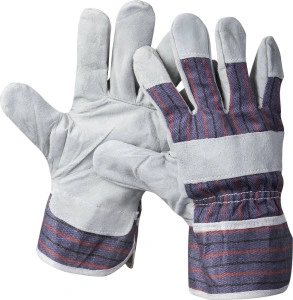 Рабочие перчатки, комбинированные кожаные из спилка, STAYER MASTER XL (10) 1130-XL