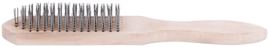 Корщетка с деревянной ручкой 6-ти рядная FIT 38406 — фото 1