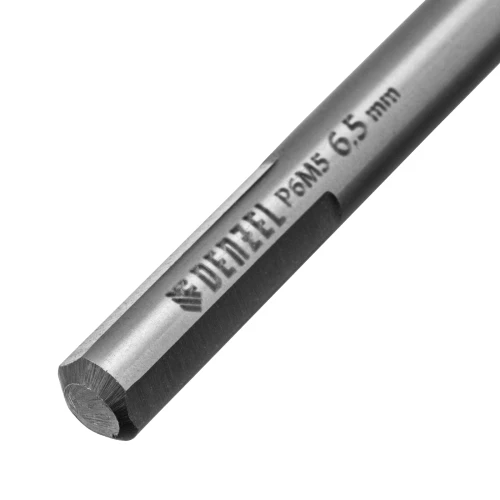 Сверло спиральное по металлу 6,5 x 93мм, Р6М5, Golden Tip, многогранная заточка Denzel 718279 — фото 4