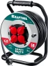HEAVY DUTYСиловой удлинитель на стальной катушке, КГ 3х2.5 50м 4000Вт IP44, KRAFTOOL 55086-50_z01 — фото 1