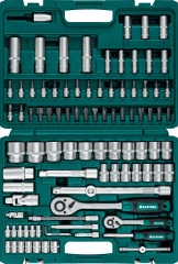 Универсальный набор инструмента, 94 предм., (1/2"+1/4"), KRAFTOOL X-Drive 94 27883-H95_z03