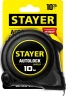 Рулетка с автостопом, 10 м х 25 мм, STAYER AutoLock 2-34126-10-25 — фото 2