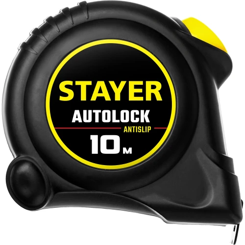 Рулетка с автостопом, 10 м х 25 мм, STAYER AutoLock 2-34126-10-25 — фото 5