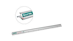 Усиленная алюминиевая линейка со стальной направляющей, 1.0 м, KRAFTOOL KRAFT-LINE 34275-100