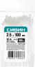 Хомуты-стяжки, 2.5 x 100 мм, нейлон РА66, 100 шт, белые, ХС-Б СИБИН 3786-25-100 — фото 2