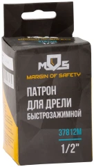 Патрон для дрели быстрозажимной 1/2" (1,5-13 мм) MOS 37812М