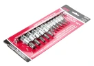 Набор головок торцевых 1/4"-3/8" TORX Т10Н-Т60Н с отверстием 11 предметов JTC-3902 — фото 2